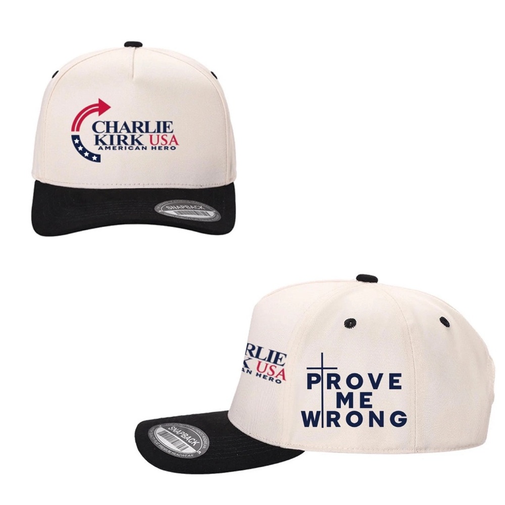 Charlie Kirk Cap Hat Memorial Turning Point Style The Truth - Prove me wrong. - Picture 2 of 4
